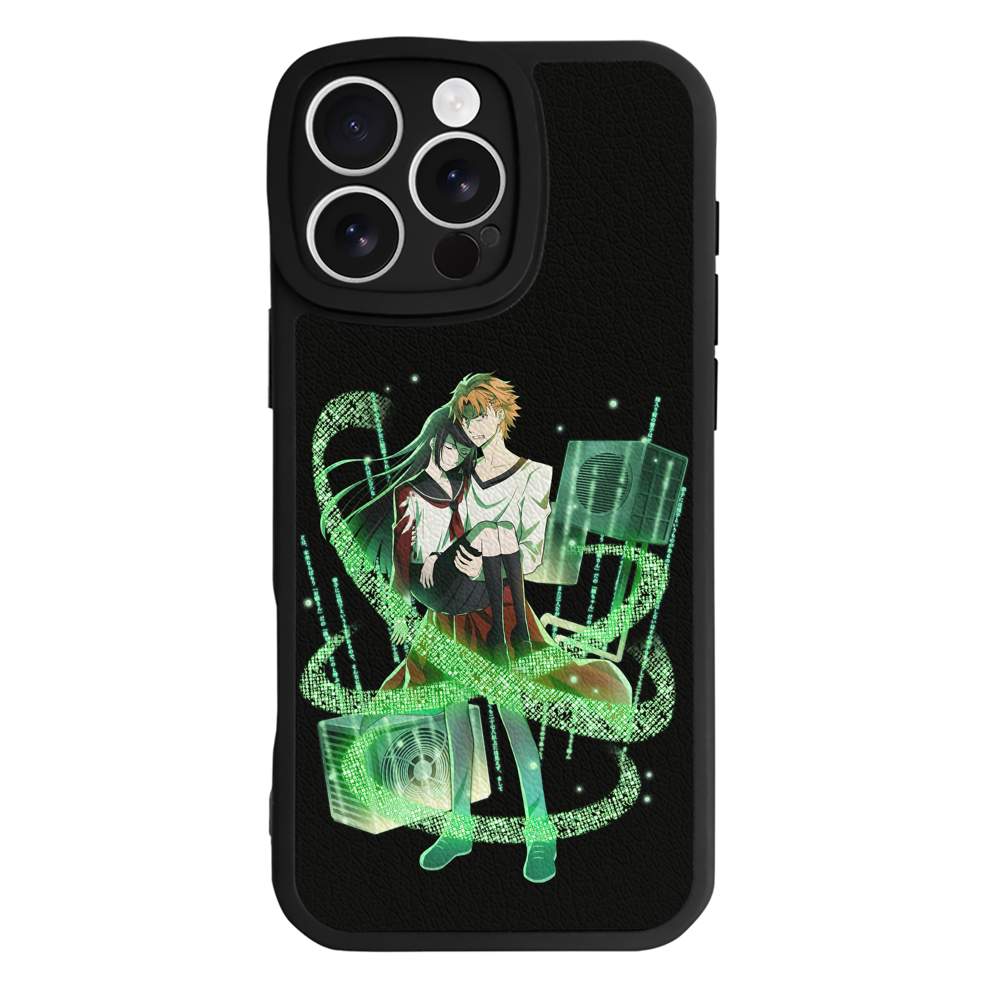 （画像用） 文豪ストレイドッグス Bungo Stray Dogs 【iPhone 16シリーズ対応】シリコンスマホケース（レザー調） 材質：シリコン